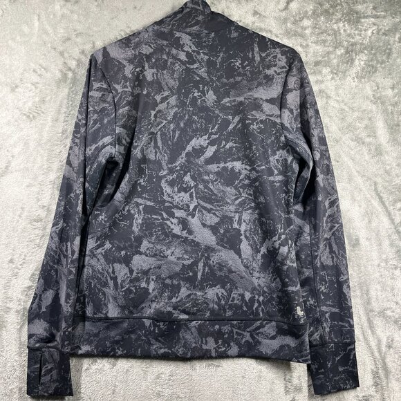 Lole Track Jacket Womens Medium Black Gray Performance Sportswear Active - Picture 3 of 12